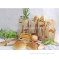 high quality custom kraft paper baked bread bag with clear window